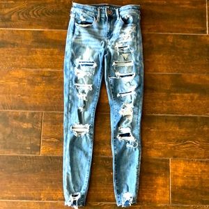 American Eagle high rise leggings size 4